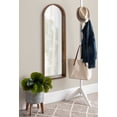 thumbnail image 4 of Kate and Laurel Hutton Farmhouse Wall Mirror, 16 x 48, Rustic Brown, Decorative Wall-Mounted Modern Full Length Mirror, 4 of 10