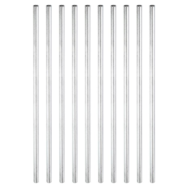 Unique Bargains Round Coupling Nut M4x0.7mm 170mm Threaded Sleeve Connector Rod Bar Stud Tube 10 Pack