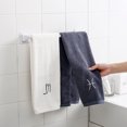 thumbnail image 4 of Baohd Barre à Serviettes Simple Cuisine Salle de Bain Étagère Murale Tringle Auto-Adhésive Support de Toilette Réutilisable Sans Perçage Hôtel Blanc 34cm, 4 of 8