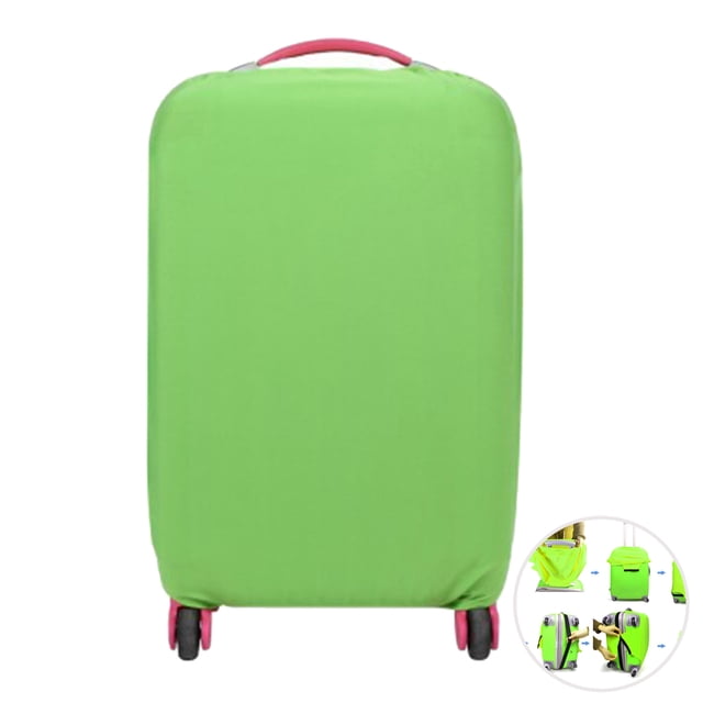 Green Stretch Fabric Luggage Case Cover for 1820 Inches Suitcases, Perfect for Travel Protection