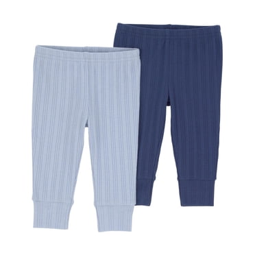 Carter's Child of Mine IB 2PK Pant - Blue Solid