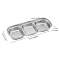 thumbnail image 2 of Plateau Extérieur en Acier Inoxydable à Compartiments, Bol à Trempette, Vaisselle de Camping Portable et Pratique, 2 of 3