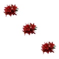 thumbnail image 1 of VONKY Faux Lilium With Realistic Appearance Low Maintenance Artificial Flowers red 3Set, 1 of 6