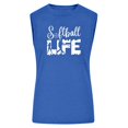 thumbnail image 3 of SDNall Womens Fashion Printed Round-Neck Loose Sleeveless T-shirt Pullover Tops, 3 of 9