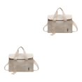 thumbnail image 1 of Youkk Canvas Functional And Practical Handbag For Women Classic And Timeless Style Gift Handbags For Women Beige 2Set, 1 of 6