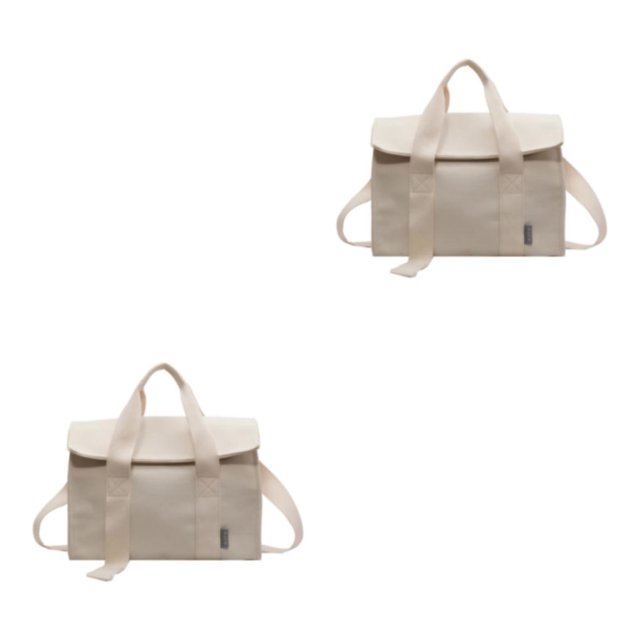 Youkk Canvas Functional And Practical Handbag For Women Classic And Timeless Style Gift Handbags For Women Beige 2Set