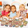 thumbnail image 1 of 30PCS Valentines Day Cards with 3D Jar Effect, Kids DIY Greeting Cards for Classroom Party Favors, Plastic Bags Included, 1 of 7