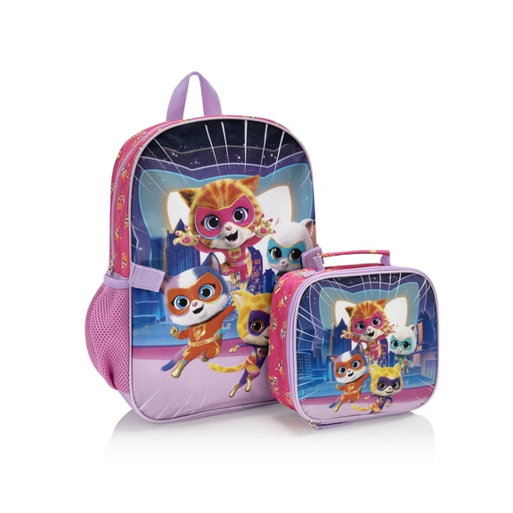 Heys Kids Ensemble 2 pièces (sac à dos et boîte à lunch) Super Kitties (D-EST-SK01-26BTS)