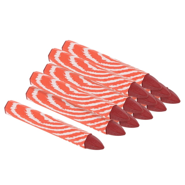 Unique Bargains Lumber Marking Crayons, Red (12 Pack)