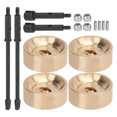 thumbnail image 4 of LHCER RC Parts RC Toy Accessory Durable Brass Counterweight + Widened Axle Set For Axial SCX24 90081 1/24 RC Car Parts, 4 of 8