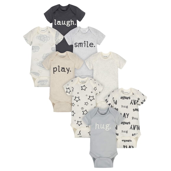Onesies Combinaisons à Manches Courtes de Marque pour Bébé, 12 Mois