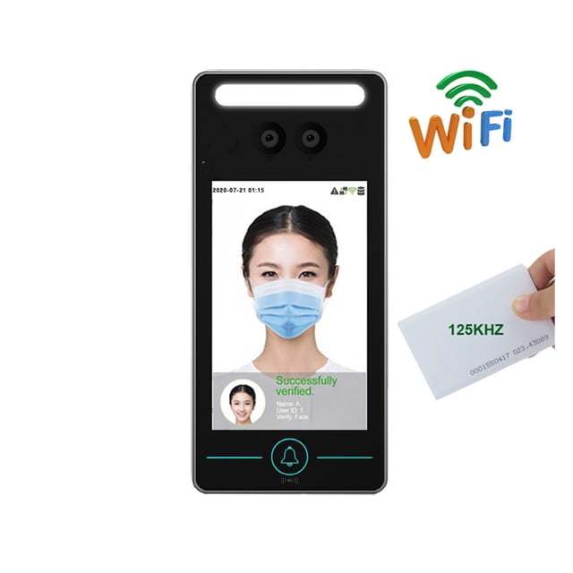 V4L Système de Contrôle d'Accès par Carte Palm RFID Reconnaissance Faciale Dynamique TCP/IP USB, Facile à Utiliser
