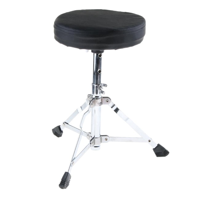 Adjustable Metal Padded Stool Stand Chair For Guitar Piano Drum Playing