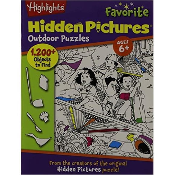 Essential Learning Products 91788 Favorite Hidden Pictures - Outdoor Puzzles