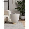 thumbnail image 2 of Manhattan Comfort Table d'Appoint Anderson 2.0 avec Cadre en Acier, Crème, 2 of 6