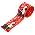 thumbnail image 2 of Ribbon Portable Eco-friendly Imitation Linen Christmas Printed Ribbon for Christmas, 2 of 10