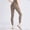 Coffee, variant on Amzcrzy Leggings for Women Fashion Stretchy Butt Lift Yoga Pants Casual Solid Color Workout Gym High Waisted Leggings Black L