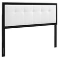 thumbnail image 2 of Modway Draper Tufted Twin Fabric and Wood Headboard in Black/White, 2 of 10