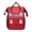 Red, variant on Large Capacity Multifunctional Diaper Bag Backpack, Durable Water-Resistant Mother Baby Bag with Insulated Bottle Pocket, Portable Travel Backpack for Parents Outdoor Leisure with Anti-Theft