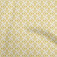 thumbnail image 1 of oneOone Cotton Poplin Yellow Fabric Geometric Triangle Sewing Craft Projects Fabric Prints By Yard 56 Inch Wide, 1 of 4