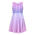 thumbnail image 1 of FhsagQ Robes pour Filles Robe Sans Manches Col Rond Imprimé Floral pour Fête à la Maison Plage Printemps 7 Juillet Taille 8-10 Violet 7-8 Ans, 1 of 8