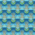 thumbnail image 1 of Ahgly Company Tapis d'Intérieur Lavable en Machine Carré Transitionnel Bleu Glacier, 6 Pieds Carré, 1 of 7