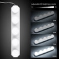 thumbnail image 5 of Labymos Lampe Miroir LED Portable avec 5 Ampoules, Chargement USB, Intensité Réglable, 3 Modes de Couleur, 5 of 5