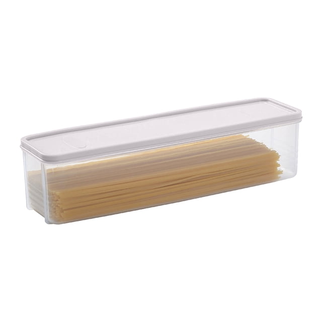Hinati Clearance Lightning Plastic Pasta Container Noodle Storage Box Airtight Food Storage Containers Spaghetti Container for Kitchen Pantry Organization and Storage, Dishwasher safe