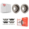 thumbnail image 1 of Transit Auto Rear Disc Brake Rotors and Semi-Metallic Pads Kit for Car Ford F-150 K8S-101637, 1 of 11