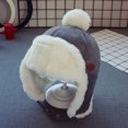 thumbnail image 2 of Chapeau Trappeur Épais avec Cache-Oreilles Réglables Unisexe Chapeau d'Hiver pour Enfants, 2 of 10