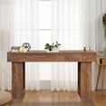 thumbnail image 1 of AKDSteel Table Console de 63 Pouces de Long, Table d'Entrée en Bois pour Couloir, Salon Ou Vestibule, 1 of 7