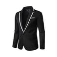 thumbnail image 1 of Men's Fashion England Solid Color High Quality Casual Single Breasted Suit, 1 of 3