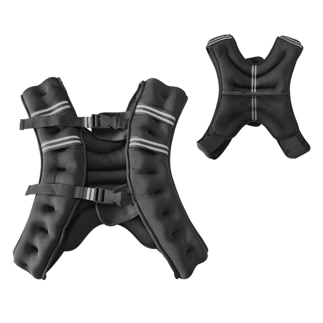BeesClover Adjustable Weighted Vest Weights Set, 12Lb/16Lb/20Lb/25Lb/30Lb Running Vest