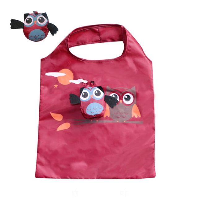 Sac de Courses Pliant Hibou Sac Écologique Sac Mignon
