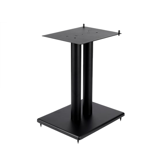 Monoprice Monolith 18in Steel Speaker Stand with Adjustable Top Plate (Each) Hold Speakers Weighing Up To 75 Pounds, Scratch‑Resistant, Perfect For Center or Bookshelf Speakers