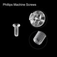 thumbnail image 4 of Unique Bargains Vis de Machine à Tête Plate en Plastique M2x6 mm, Boulons de Machine à Tête Plate en PC, Lot de 25, 4 of 4
