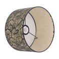 thumbnail image 4 of Hollow Table Light Shade, Decorative Hollow Metal Lampshade Engraving Technology Iron 10in Diameter  For E14 Caliber Base, 4 of 8