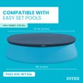 thumbnail image 3 of Intex Bâche de Couverture Ronde en Vinyle pour Piscine hors Terre de 7,3 Pi, Piscine Non Incluse, 3 of 6