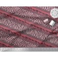 thumbnail image 2 of Soimoi Polyester Crepe Fabric Animal Skin & Animals Group Fabric Prints by Yard 42 Inch Wide, 2 of 3