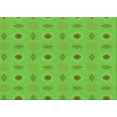 thumbnail image 1 of Ahgly Company Tapis d'Intérieur Lavables en Machine Rectangle Transitionnel Vert Émeraude, 5' x 8', 1 of 7