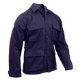 thumbnail image 2 of Rothco Chemises en Sergé Poly/coton Unies BDU - Bleu Marine, 2TG, 2 of 4