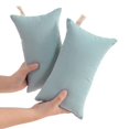 thumbnail image 1 of Mashaouyo Clearance 2 Pack Microfiber Soft Tiny Pillows Machine Washable Travel Pillows 11 X 7 Red, 1 of 4