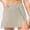 Green, variant on Elvqul Womens Skirt A-Line Mini Skirt Summer Side Slits White Elastic Waist Short Skirt for Juniors