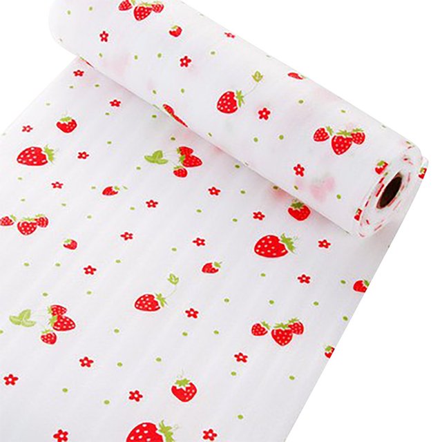 CNKOO 30*300cm Furniture Paper Removable Shelf Liner For Kitchen Cabinet Dresser Drawer Covering