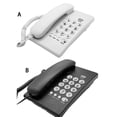 thumbnail image 3 of crativent Landline Button Telephone Handset Replay Callback Landline for Office black, 3 of 6