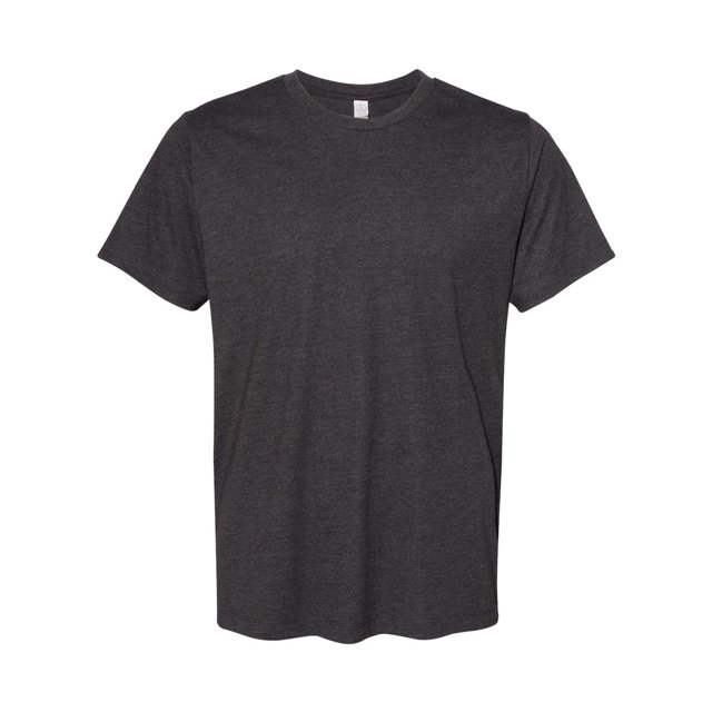 Alternative T-Shirt en Jersey de Coton, 3TG, Noir Chiné