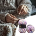 thumbnail image 2 of Colorful Hand Knitting 50g Knitting Crochet Milk Soft Baby Cotton Wool Yarn, 2 of 6