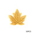 thumbnail image 1 of 50pcs Fabric Autumn Maple Leaves - Fall/Halloween Classroom Decoration, Reusable Seasonal Table Scatter, 1 of 6