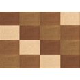 thumbnail image 1 of Ahgly Tapis Rectangulaire Lavable en Machine Intérieur Transitionnel Brun Selle, 3 Pieds x 5 Pieds, 1 of 7