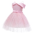 thumbnail image 3 of Robes de Fête pour Filles Tout-Petits Filles Filet Tempérament Sequins Nœud Robe de Fête d'Anniversaire Longues Robes Longues pour Filles Robes d'Anniversaire pour Filles Petites Filles Robes, 3 of 7